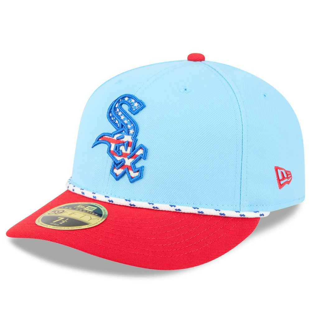 Chicago White Sox New Era 2025 Fourth of July Low Profile 59FIFTY Fitted Hat Near Me