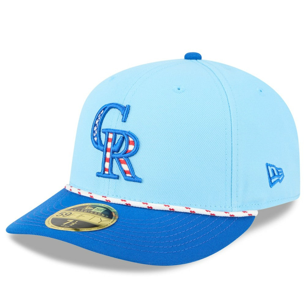 Colorado Rockies New Era 2025 Fourth of July Low Profile 59FIFTY Fitted Hat Near Me