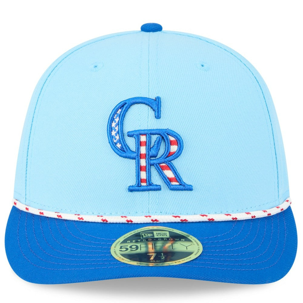 Colorado Rockies New Era 2025 Fourth of July Low Profile 59FIFTY Fitted Hat Near Me