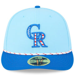 Colorado Rockies New Era 2025 Fourth of July Low Profile 59FIFTY Fitted Hat Near Me