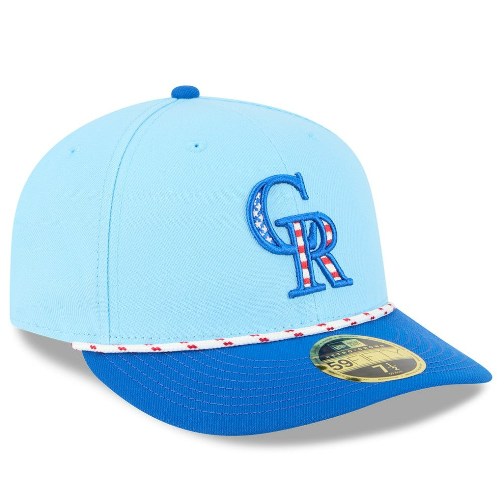 Colorado Rockies New Era 2025 Fourth of July Low Profile 59FIFTY Fitted Hat Near Me