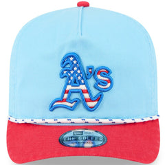 Athletics New Era 2025 Fourth of July Golfer Snapback Hat Sale