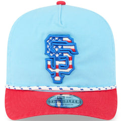San Francisco Giants New Era 2025 Fourth of July Golfer Snapback Hat Lifestyle