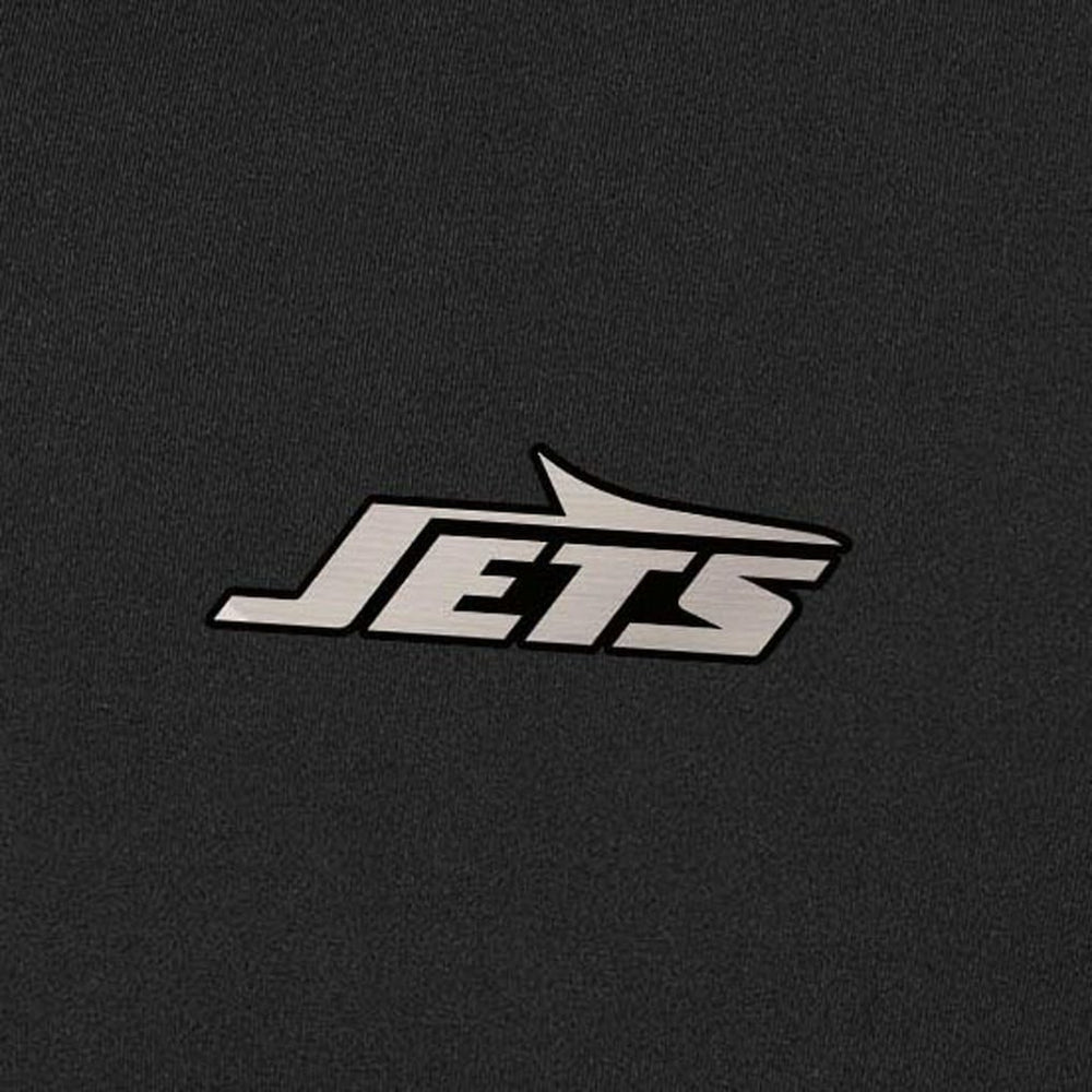 New York Jets Antigua Content Quarter-Zip Pullover Top Black - NFL