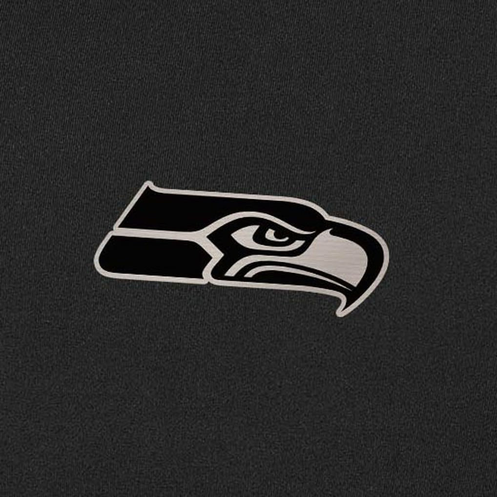 Seattle Seahawks Antigua Content Quarter-Zip Pullover Top Black - NFL