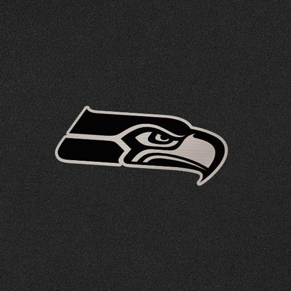 Seattle Seahawks Antigua Content Quarter-Zip Pullover Top Black - NFL