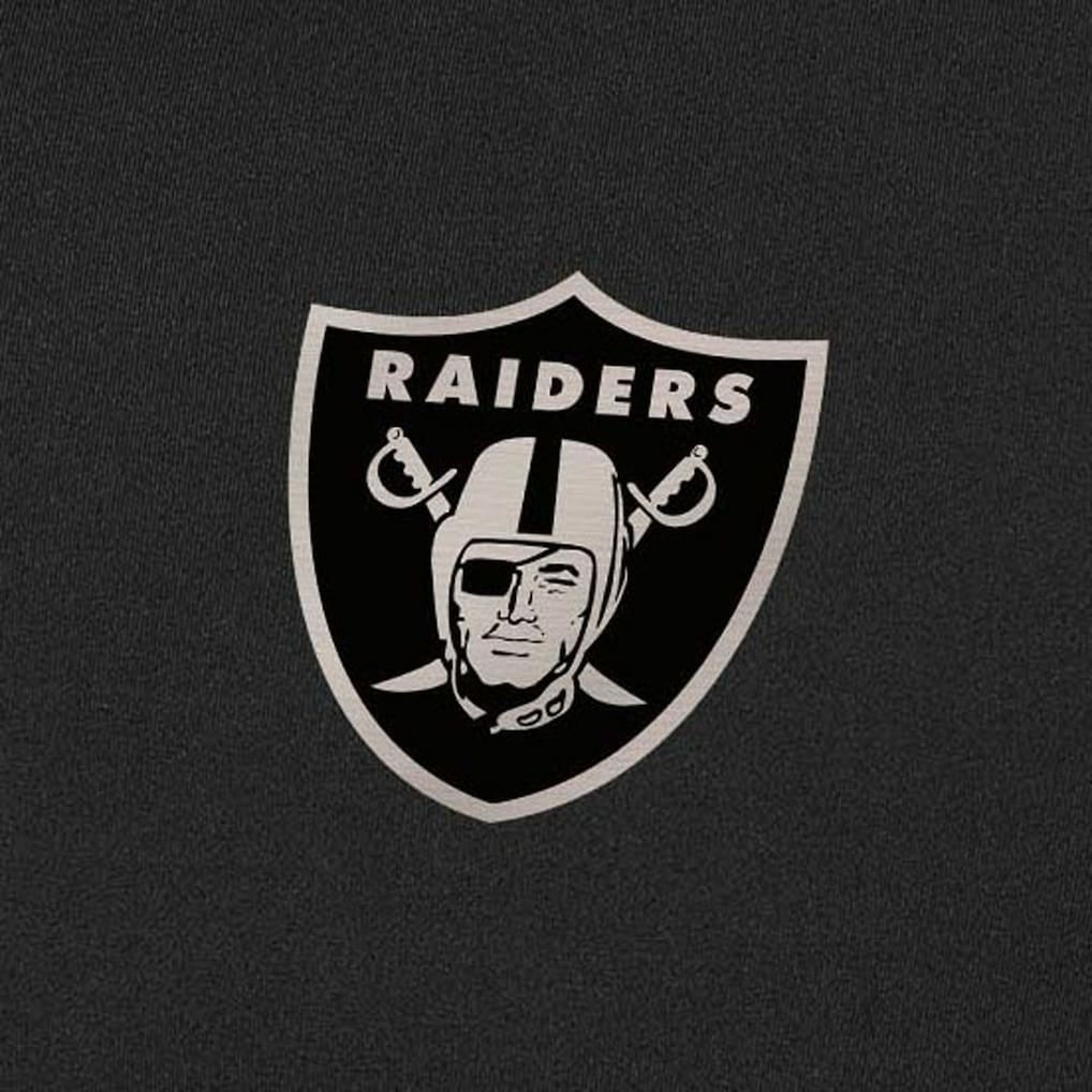 Las Vegas Raiders Antigua Content Quarter-Zip Pullover Top Black - NFL