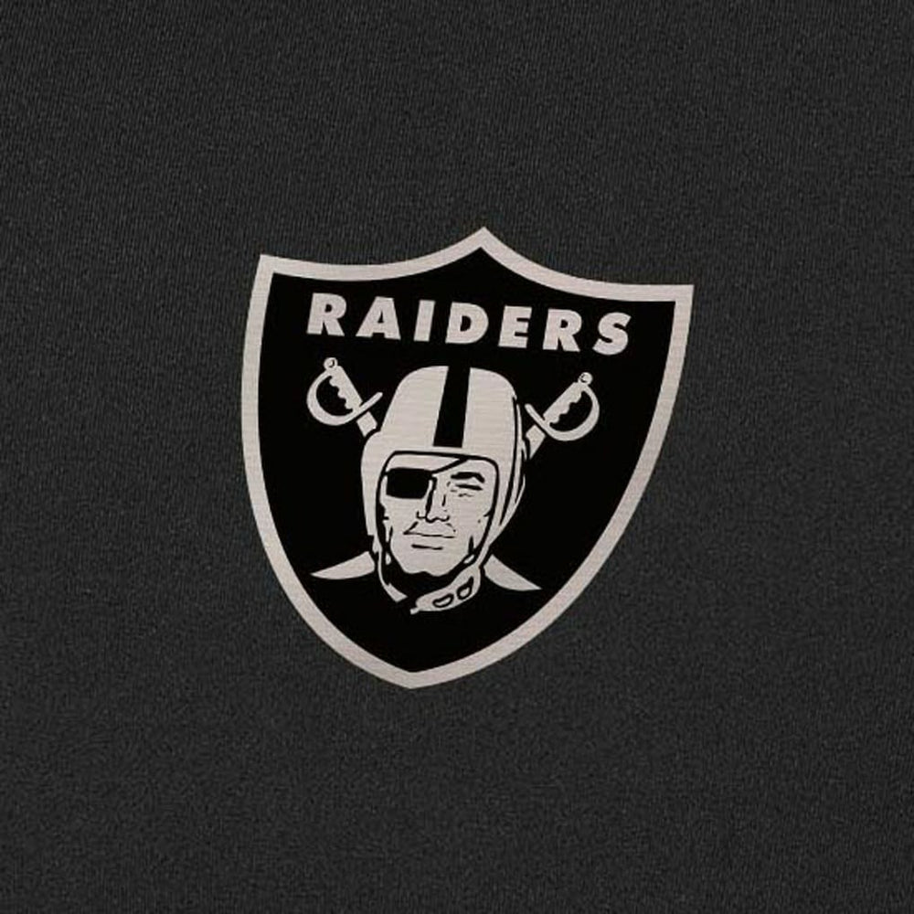 Las Vegas Raiders Antigua Content Quarter-Zip Pullover Top Black - NFL