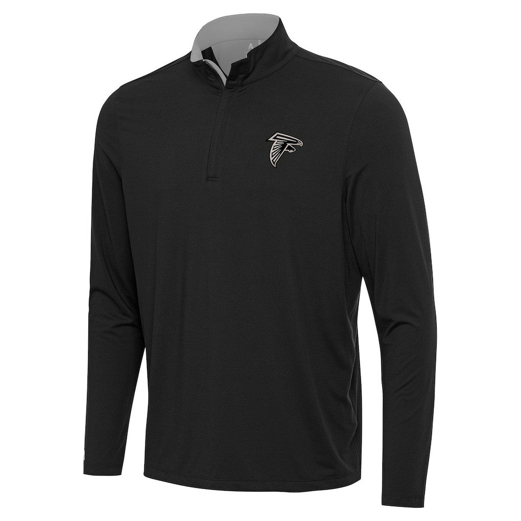 Atlanta Falcons Antigua Content Quarter-Zip Pullover Top Black - NFL