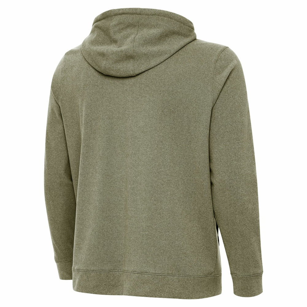 Green Bay Packers Antigua Effortless Full-Zip Hoodie Jacket Olive - NFL