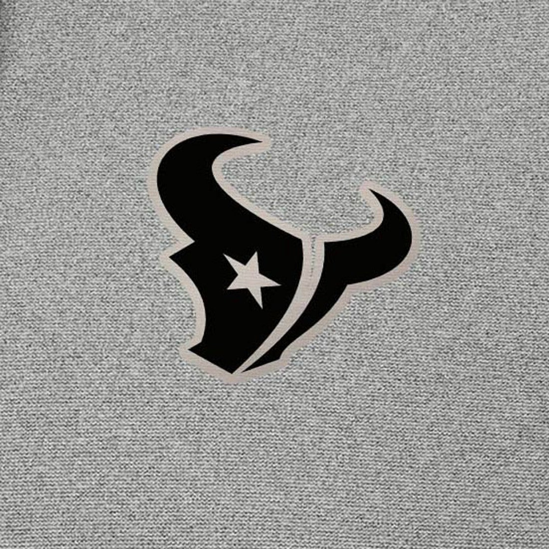 Houston Texans Antigua Effortless Full-Zip Hoodie Jacket Heather Gray - NFL