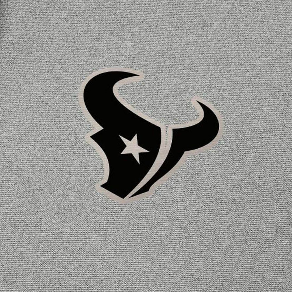 Houston Texans Antigua Effortless Full-Zip Hoodie Jacket Heather Gray - NFL