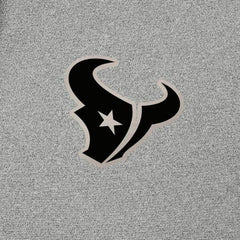 Houston Texans Antigua Effortless Full-Zip Hoodie Jacket Heather Gray - NFL