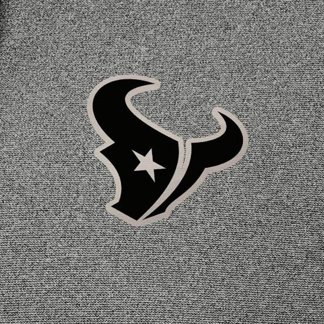 Houston Texans Antigua Effortless Full-Zip Hoodie Jacket Heather Black - NFL
