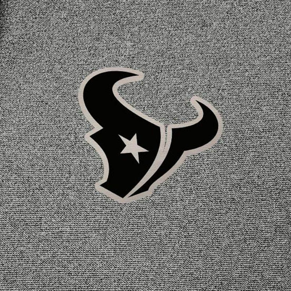Houston Texans Antigua Effortless Full-Zip Hoodie Jacket Heather Black - NFL