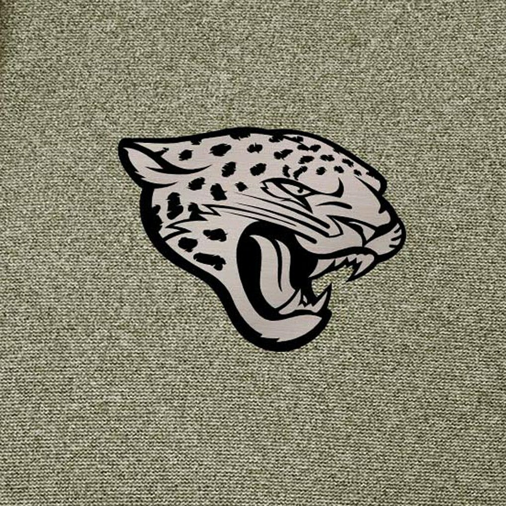 Jacksonville Jaguars Antigua Effortless Full-Zip Hoodie Jacket Olive - NFL