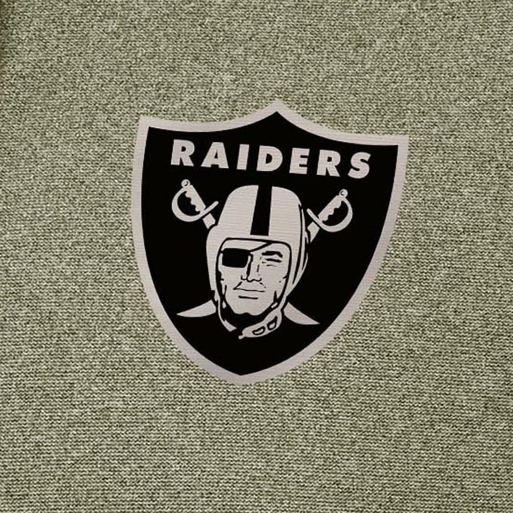 Las Vegas Raiders Antigua Effortless Full-Zip Hoodie Jacket Olive - NFL