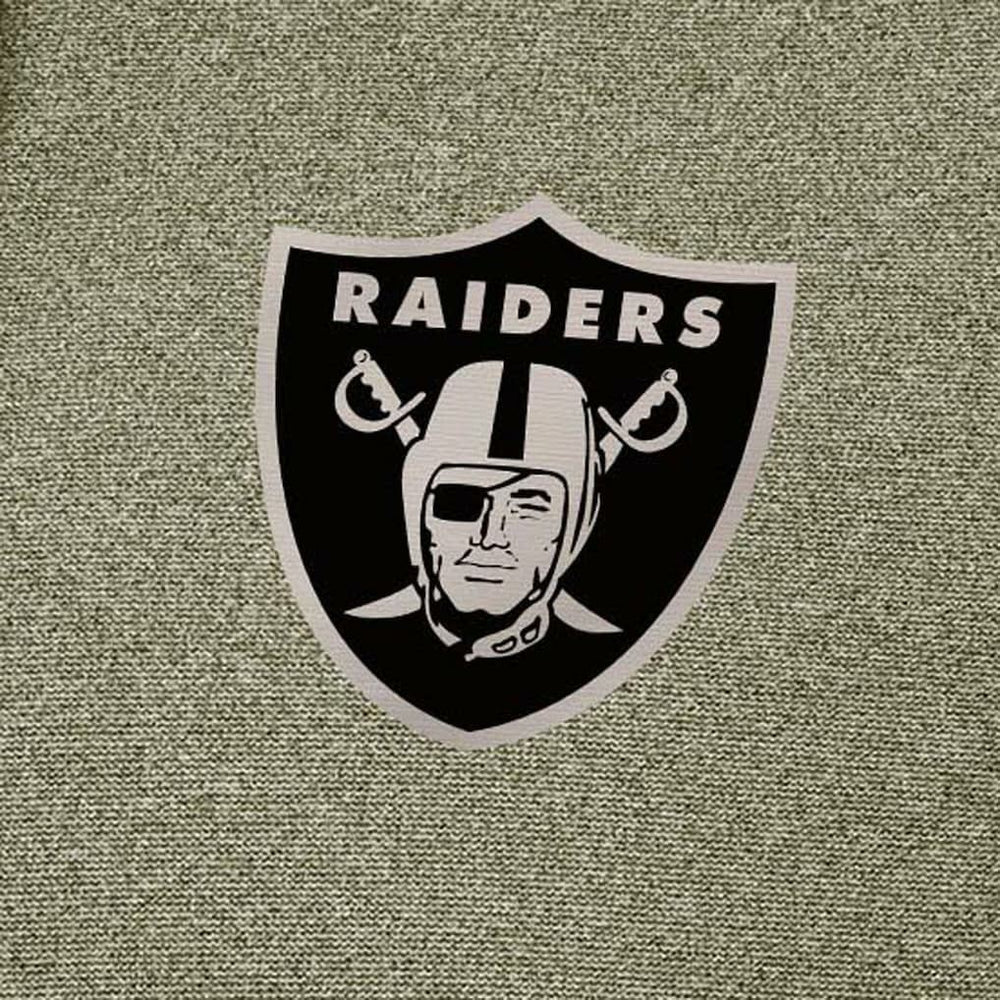 Las Vegas Raiders Antigua Effortless Full-Zip Hoodie Jacket Olive - NFL