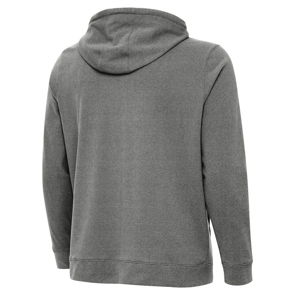 Cincinnati Bengals Antigua Effortless Full-Zip Hoodie Jacket Heather Black - NFL