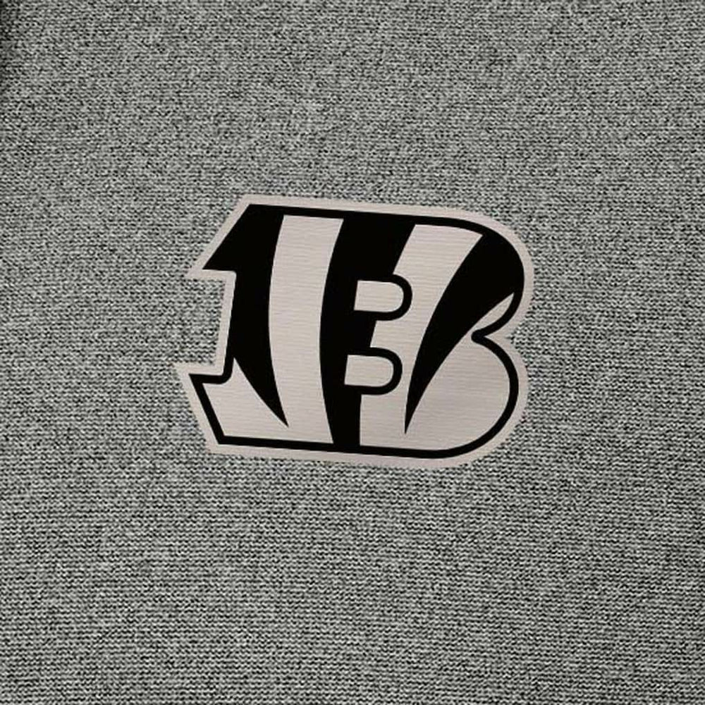 Cincinnati Bengals Antigua Effortless Full-Zip Hoodie Jacket Heather Black - NFL