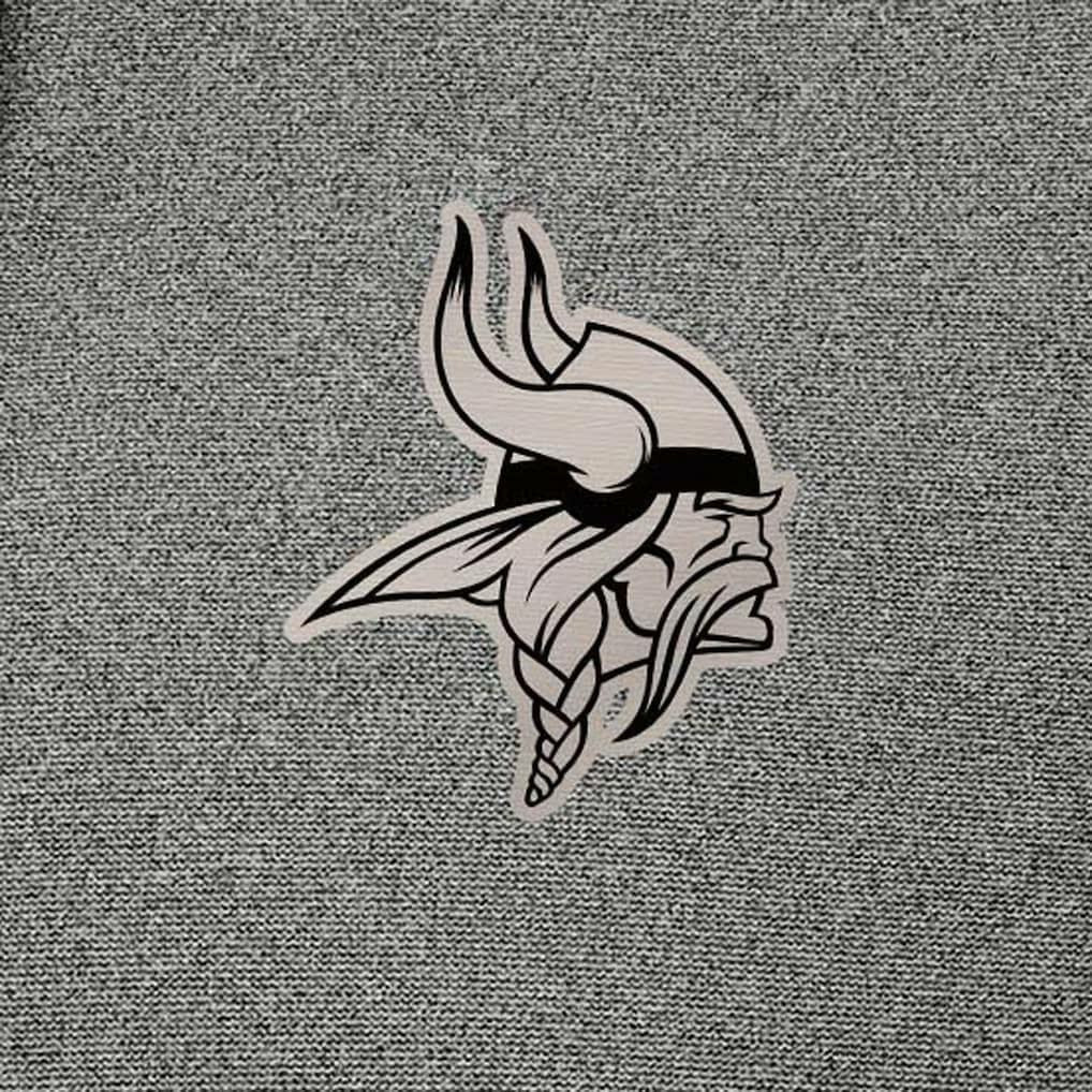 Minnesota Vikings Antigua Effortless Full-Zip Hoodie Jacket Heather Black - NFL