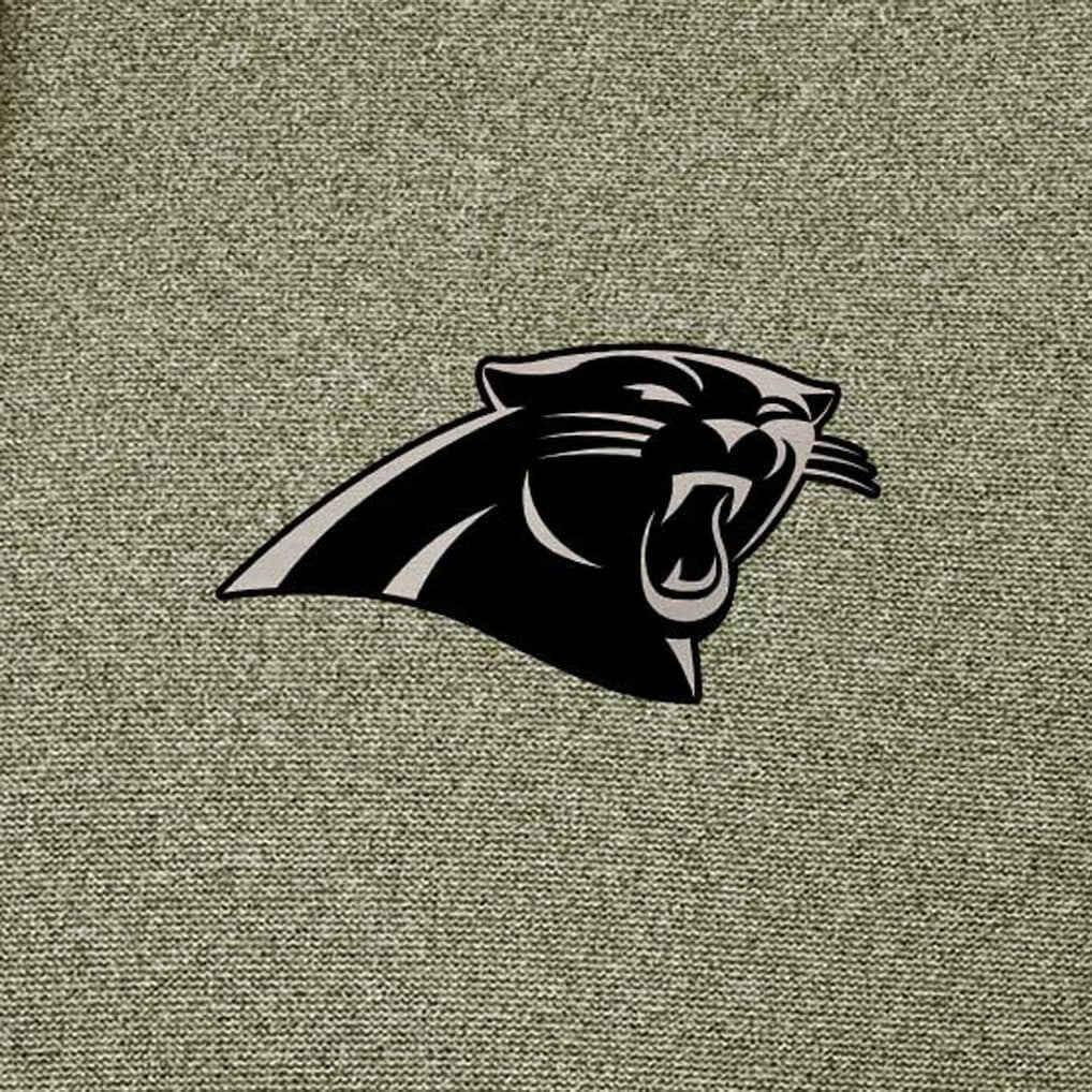 Carolina Panthers Antigua Effortless Full-Zip Hoodie Jacket Olive - NFL