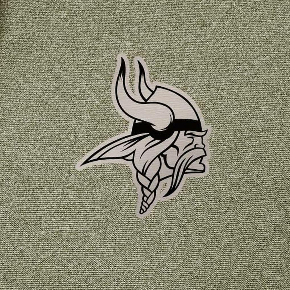 Minnesota Vikings Antigua Effortless Full-Zip Hoodie Jacket Olive - NFL