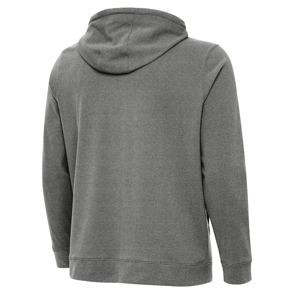 Chicago Bears Antigua Effortless Full-Zip Hoodie Jacket Heather Black - NFL