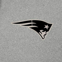 New England Patriots Antigua Effortless Full-Zip Hoodie Jacket Heather Gray - NFL
