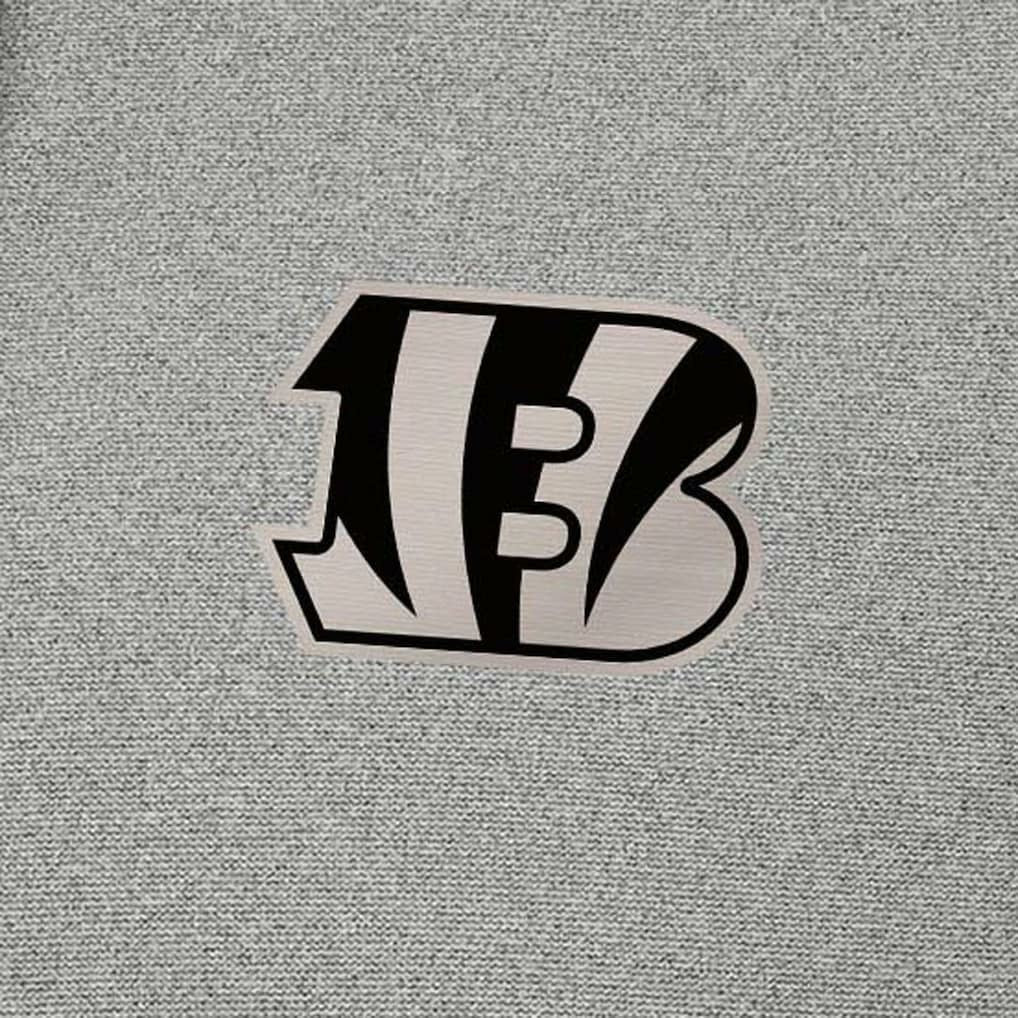 Cincinnati Bengals Antigua Effortless Full-Zip Hoodie Jacket Heather Gray - NFL