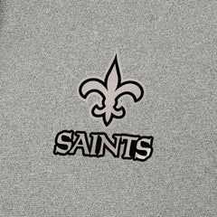New Orleans Saints Antigua Effortless Full-Zip Hoodie Jacket Heather Gray - NFL