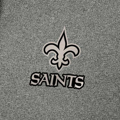 New Orleans Saints Antigua Effortless Full-Zip Hoodie Jacket Heather Black - NFL