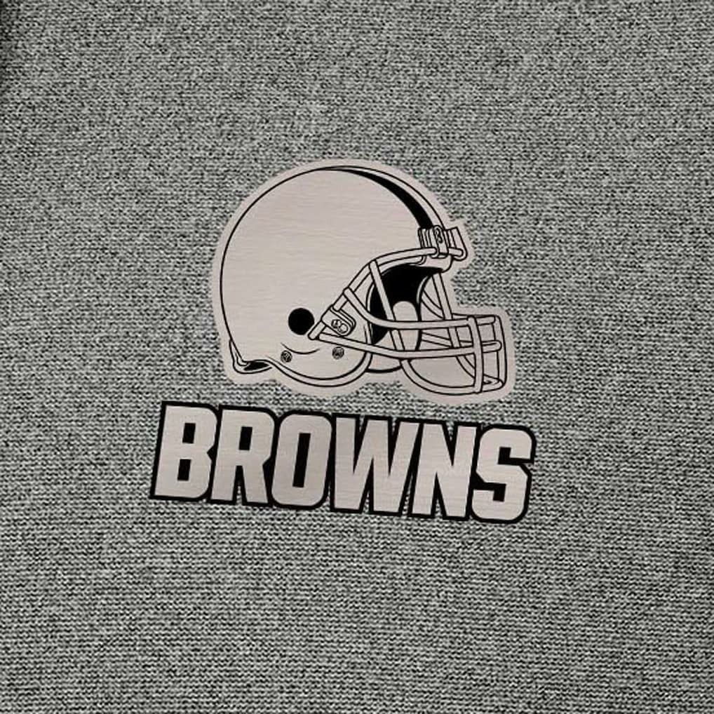 Cleveland Browns Antigua Effortless Full-Zip Hoodie Jacket Heather Black - NFL