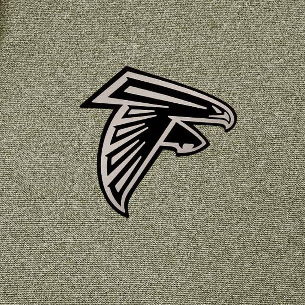 Atlanta Falcons Antigua Effortless Full-Zip Hoodie Jacket Olive - NFL