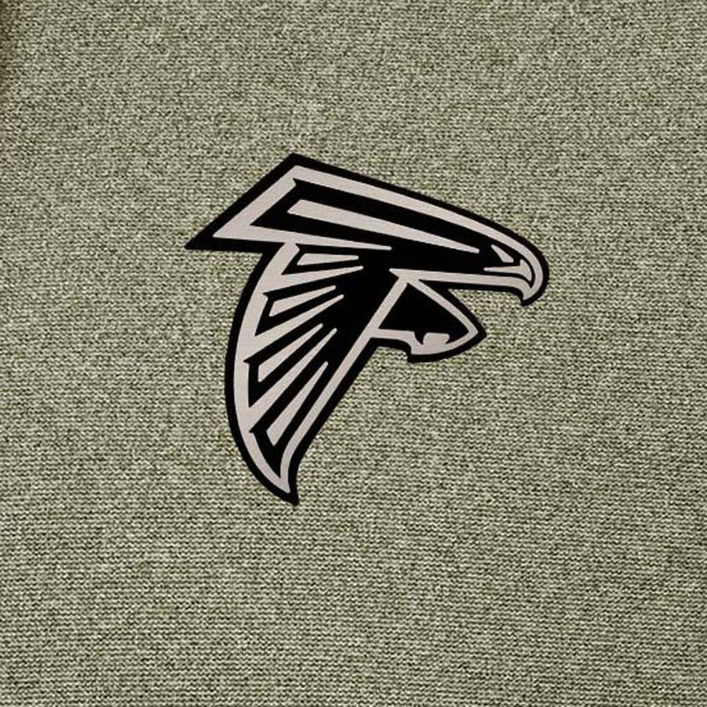 Atlanta Falcons Antigua Effortless Full-Zip Hoodie Jacket Olive - NFL