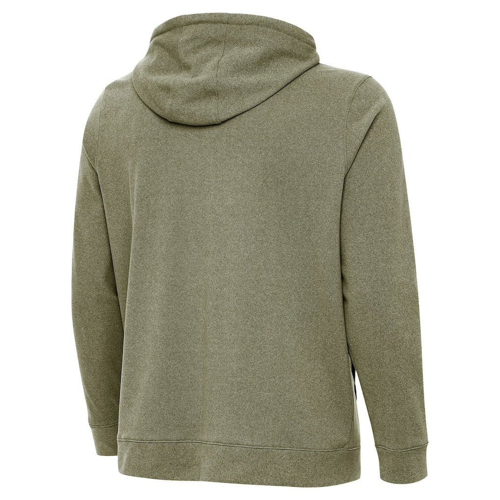 Cleveland Browns Antigua Effortless Full-Zip Hoodie Jacket Olive - NFL