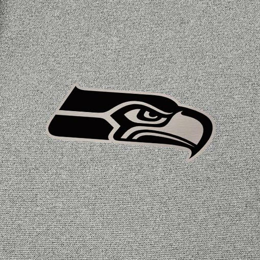 Seattle Seahawks Antigua Effortless Full-Zip Hoodie Jacket Heather Gray - NFL