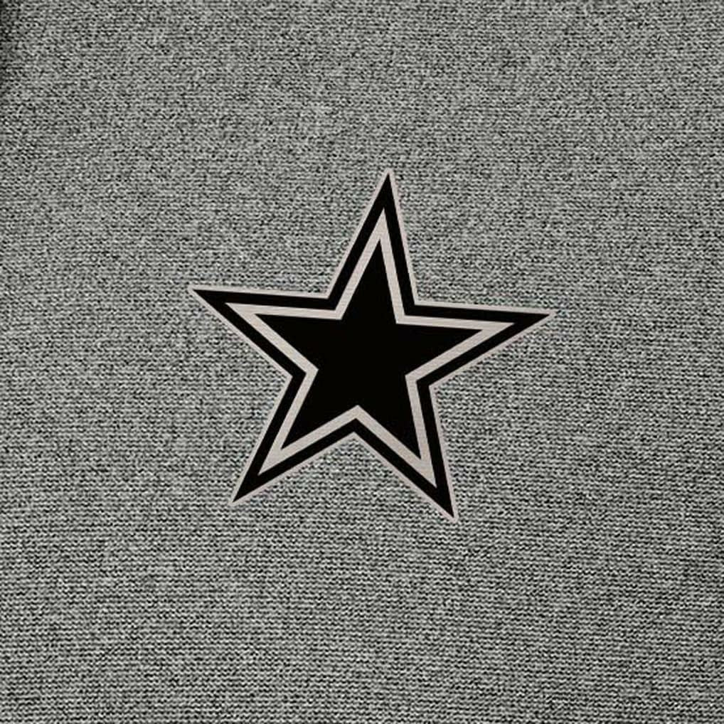 Dallas Cowboys Antigua Effortless Full-Zip Hoodie Jacket Heather Black - NFL