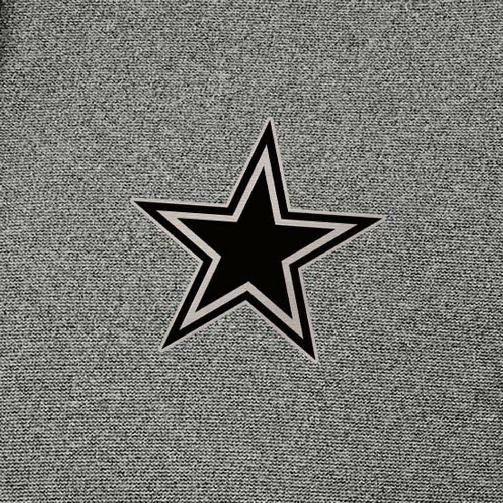 Dallas Cowboys Antigua Effortless Full-Zip Hoodie Jacket Heather Black - NFL