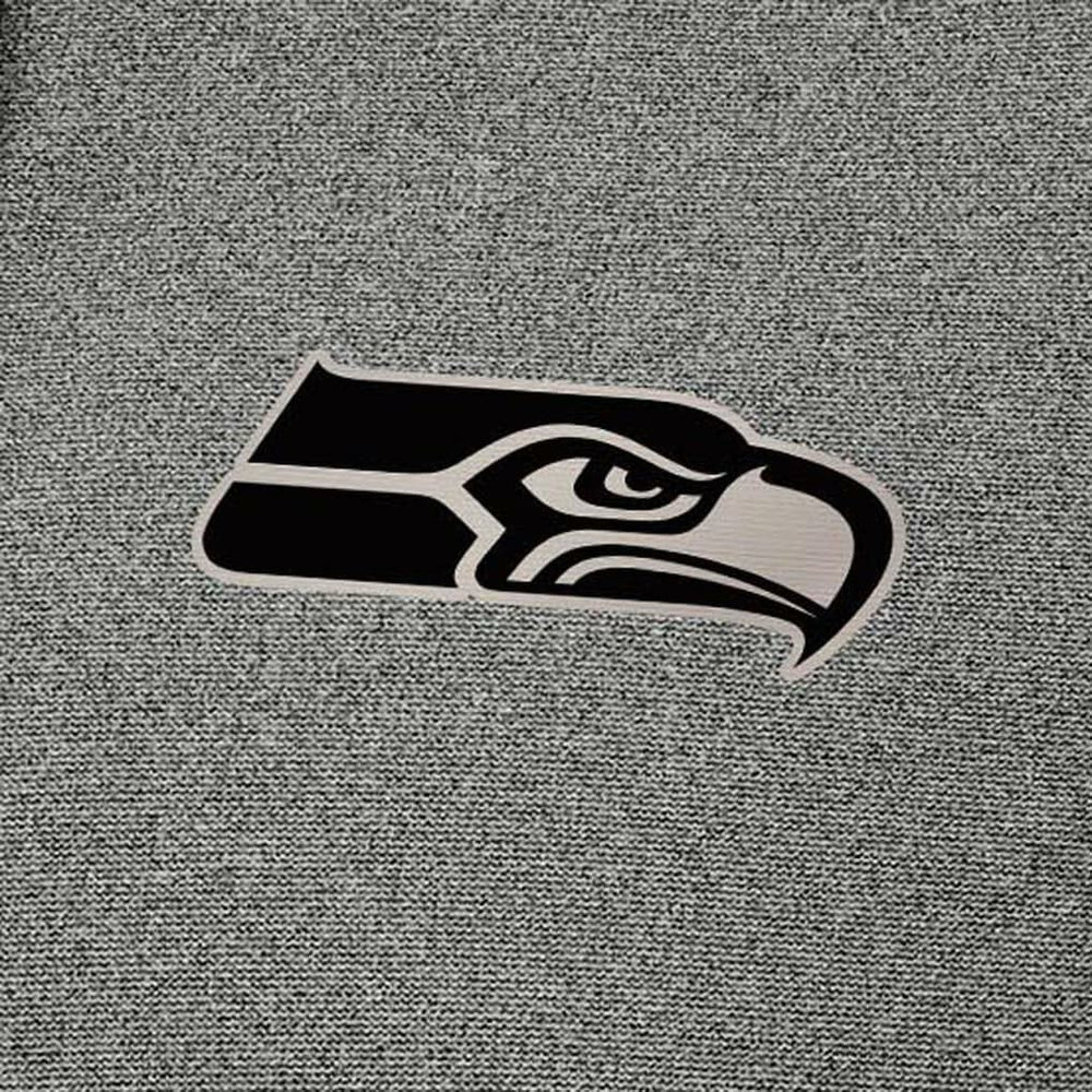 Seattle Seahawks Antigua Effortless Full-Zip Hoodie Jacket Heather Black - NFL