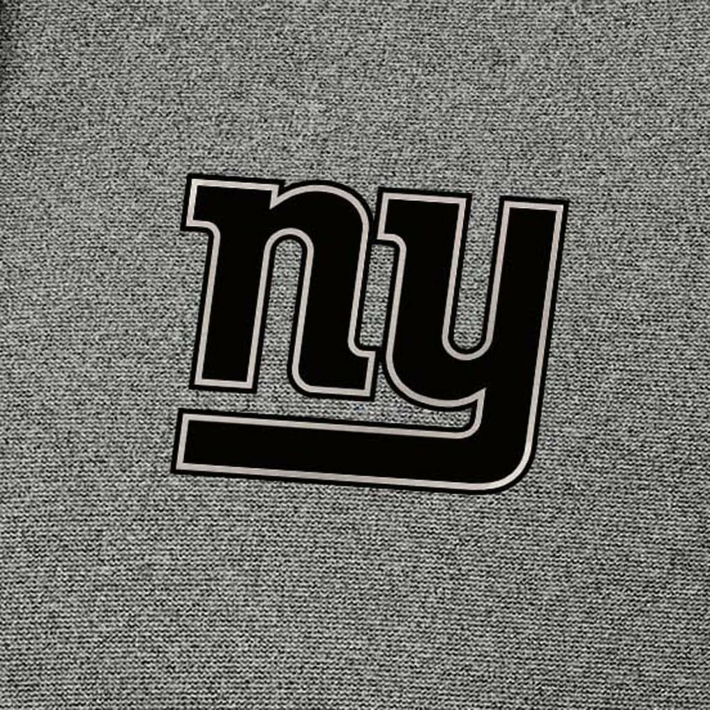 New York Giants Antigua Effortless Full-Zip Hoodie Jacket Heather Black - NFL