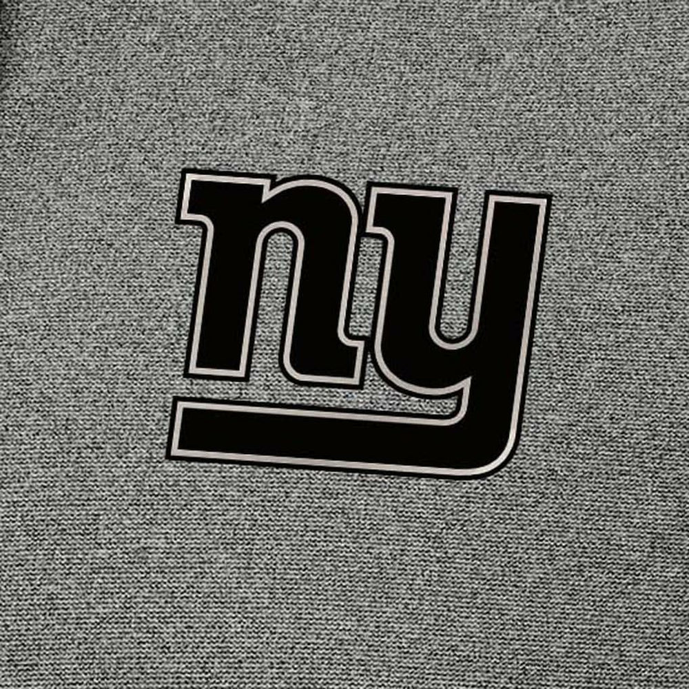 New York Giants Antigua Effortless Full-Zip Hoodie Jacket Heather Black - NFL