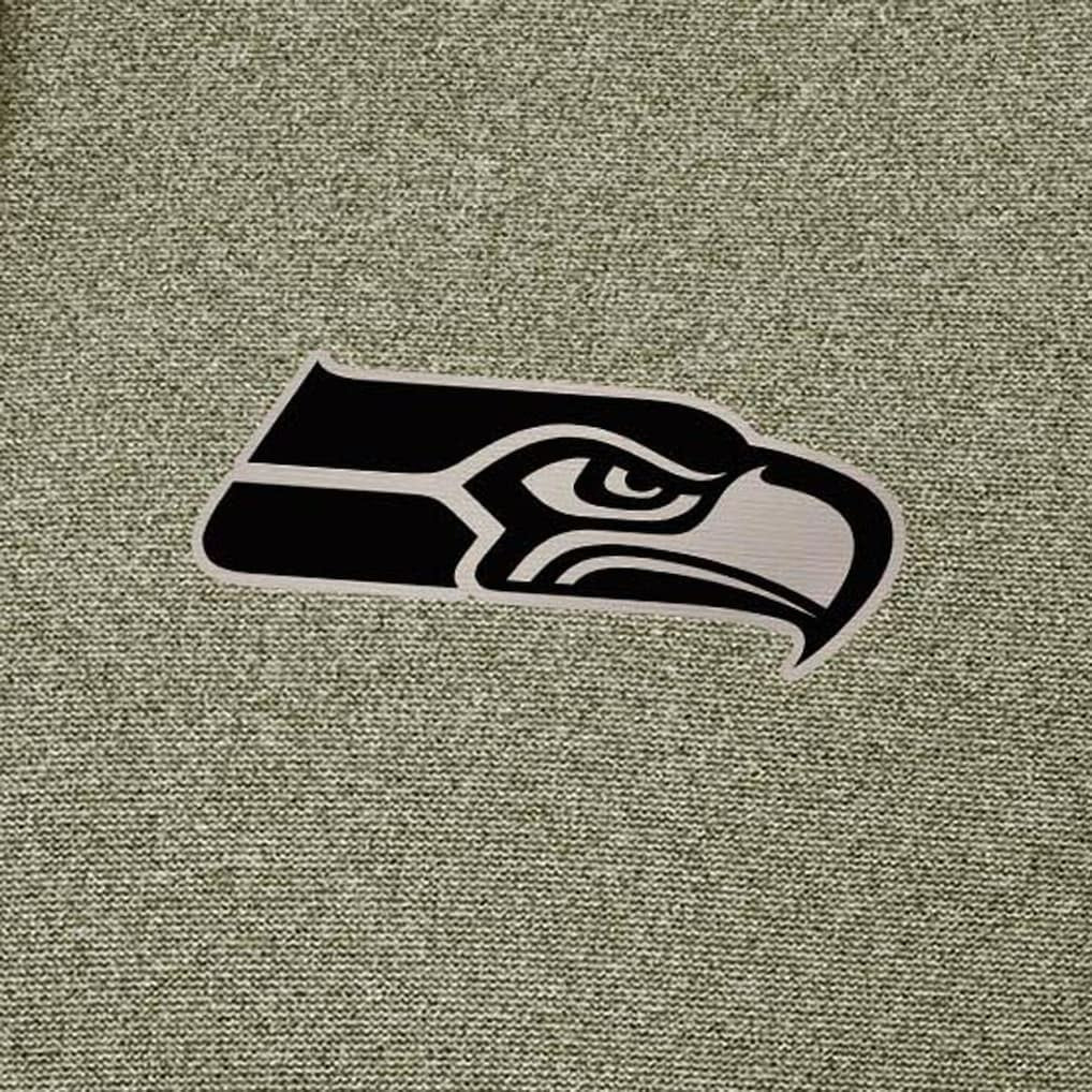Seattle Seahawks Antigua Effortless Full-Zip Hoodie Jacket Olive - NFL