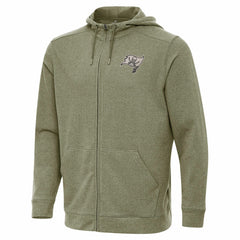 Tampa Bay Buccaneers Antigua Effortless Full-Zip Hoodie Jacket Olive - NFL