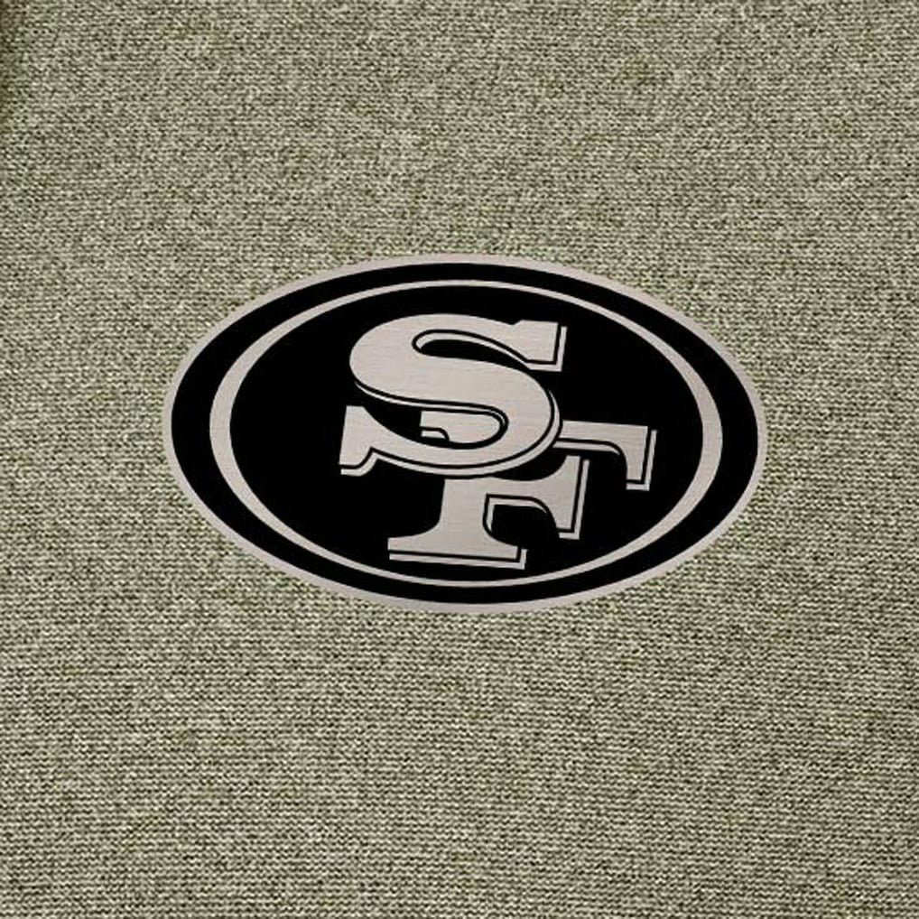 San Francisco 49ers Antigua Effortless Full-Zip Hoodie Jacket Olive - NFL