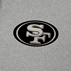 San Francisco 49ers Antigua Effortless Full-Zip Hoodie Jacket Heather Gray - NFL