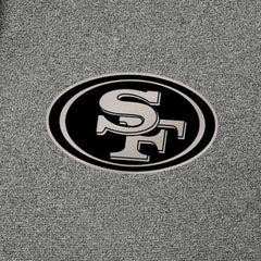 San Francisco 49ers Antigua Effortless Full-Zip Hoodie Jacket Heather Black - NFL