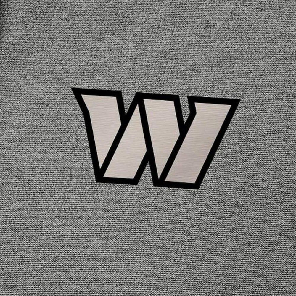 Washington Commanders Antigua Effortless Full-Zip Hoodie Jacket Heather Black - NFL