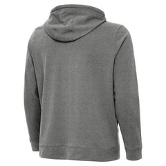 Baltimore Ravens Antigua Effortless Full-Zip Hoodie Jacket Heather Black - NFL