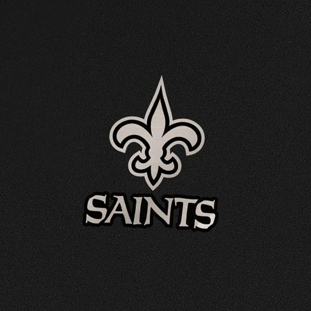 New Orleans Saints Antigua Insider Quarter-Zip Jacket Black - NFL